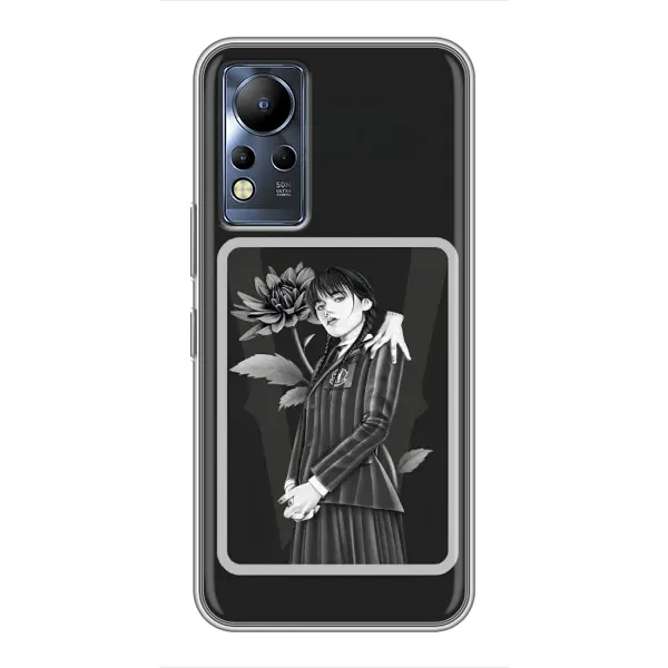Чехол с рисунком «Венсдей картина» для Infinix Note 11