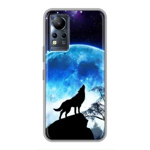 Чохол з Вовком на Infinix Note 11 (Виє на місяць)