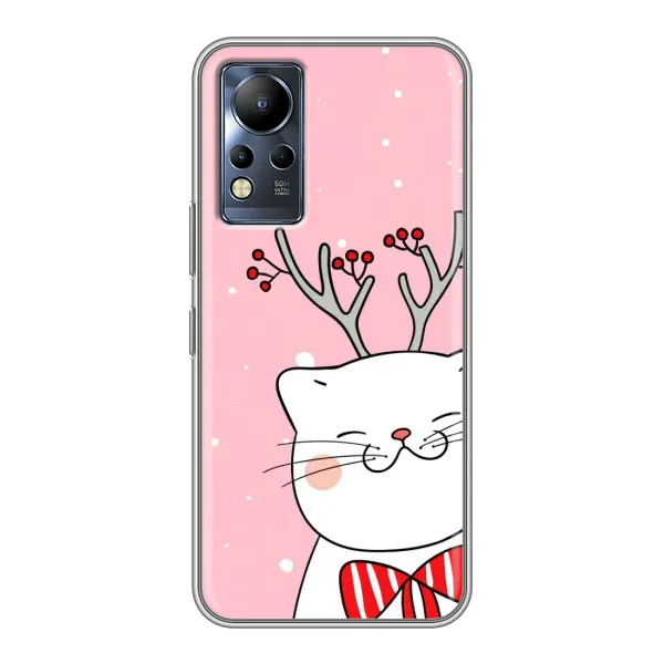 Чехол с рисунком «Зимний кот» для Infinix Note 11 Чехол с рисунком «Зимний кот» для Infinix Note 11