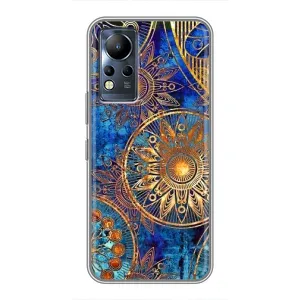 Чехлы со смыслом для Infinix Note 11 (Золотые узоры)