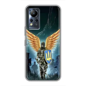 Патріотичний Чохол для Infinix Note 11 (ЗСУ з крильми)