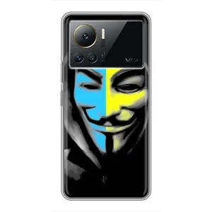 Чехол с Украинской символикой на Инфиникс Ноут 12 (2023) (Анонимус патриот)