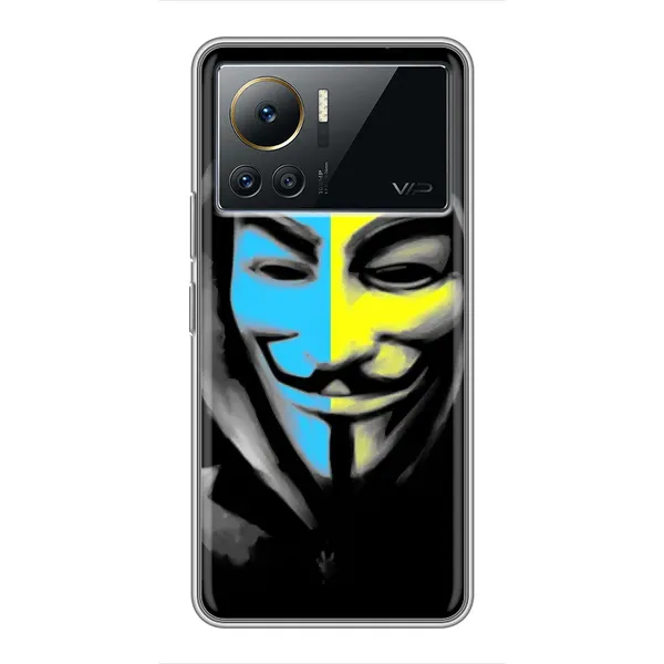 Чехол с рисунком «Анонимус патриот» для Infinix Note 12 2023 Чехол с рисунком «Анонимус патриот» для Infinix Note 12 2023