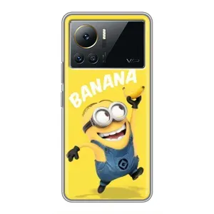 Мультяшный принт на Чехол для Инфиникс Ноут 12 (2023) (Banana)