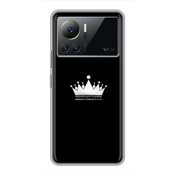 Чехол с рисунком «Белая корона» для Infinix Note 12 2023 Чехол с рисунком «Белая корона» для Infinix Note 12 2023