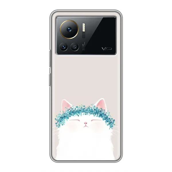 Чехол с рисунком «Белый котик» для Infinix Note 12 2023 Чехол с рисунком «Белый котик» для Infinix Note 12 2023