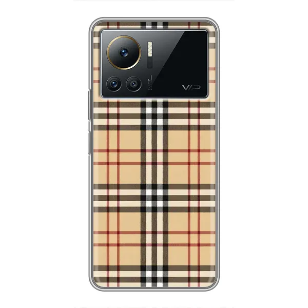 Чехол с рисунком «Burberry стиль» для Infinix Note 12 2023 Чехол с рисунком «Burberry стиль» для Infinix Note 12 2023