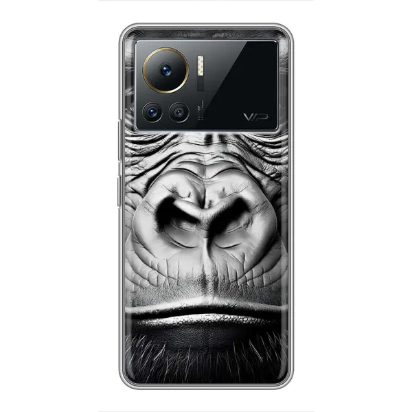 Чехол с рисунком «Черная обезьяна» для Infinix Note 12 2023 Чехол с рисунком «Черная обезьяна» для Infinix Note 12 2023