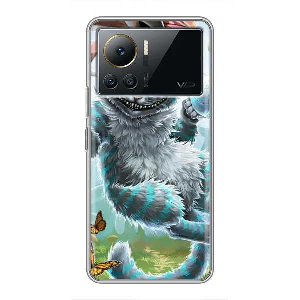 Чехол с рисунком «Чеширский КОТИК» для Infinix Note 12 2023 Чехол с рисунком «Чеширский КОТИК» для Infinix Note 12 2023