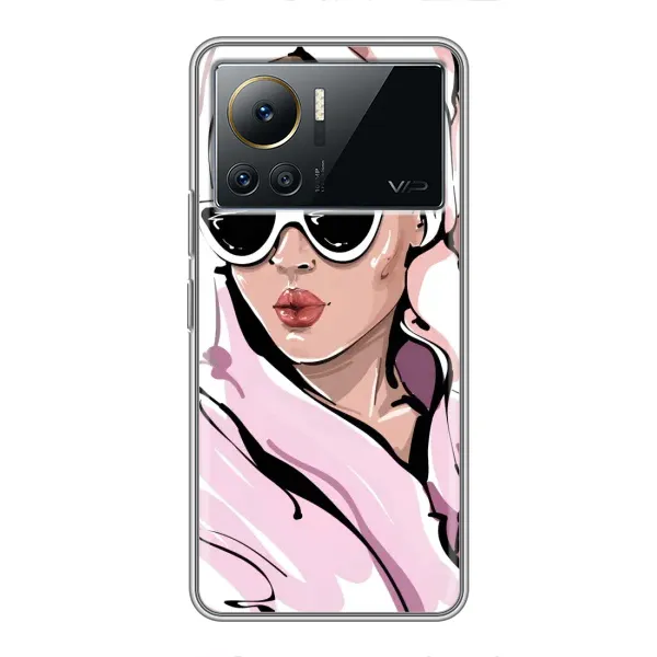 Чохол з малюнком «Дівчина в халаті» для Infinix Note 12 2023 Чохол з малюнком «Дівчина в халаті» для Infinix Note 12 2023