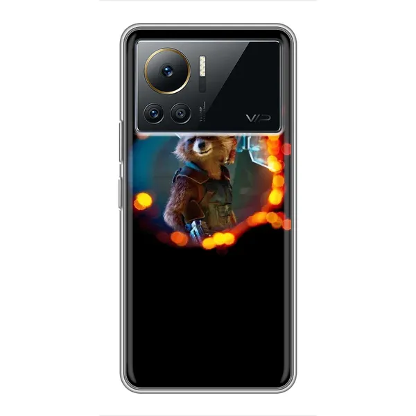 Чехол с рисунком «Енот Ракета» для Infinix Note 12 2023 Чехол с рисунком «Енот Ракета» для Infinix Note 12 2023