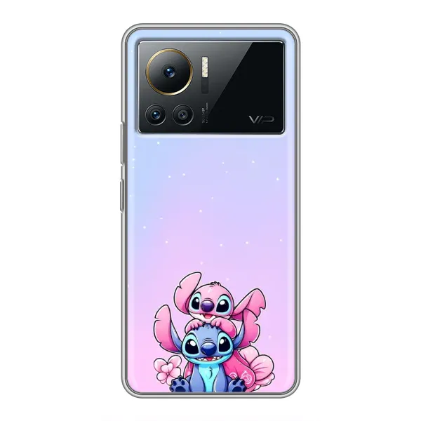 Чехол с рисунком «Энджл и Стич» для Infinix Note 12 2023 Чехол с рисунком «Энджл и Стич» для Infinix Note 12 2023