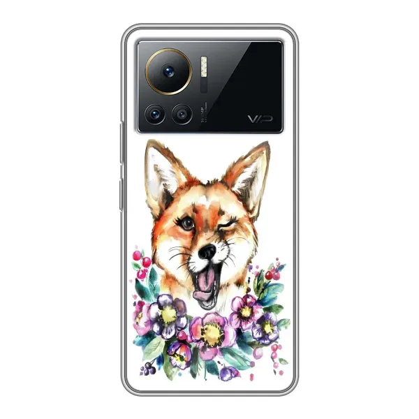 Чехол с рисунком «Хитрая лиса» для Infinix Note 12 2023 Чехол с рисунком «Хитрая лиса» для Infinix Note 12 2023