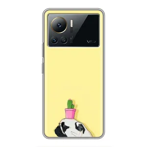 Бампер для Infinix Note 12 2023 з картинкою "Песики" (Кактус на голові)