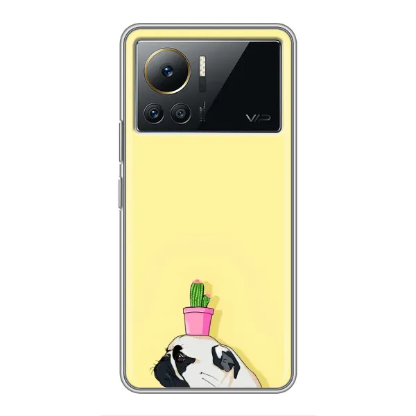 Чехол с рисунком «Кактус на голове» для Infinix Note 12 2023 Чехол с рисунком «Кактус на голове» для Infinix Note 12 2023