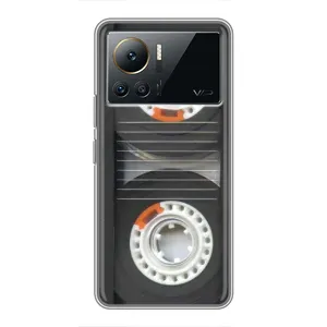 Чехол с Прикольным принтом на Infinix Note 12 2023 (Кассета магнитофона)