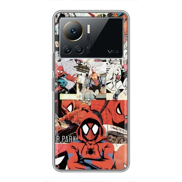 Чехол с рисунком «Комикс Паука» для Infinix Note 12 2023 Чехол с рисунком «Комикс Паука» для Infinix Note 12 2023