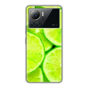 Чехол с изображением вкусной еды для Infinix Note 12 2023 (Лайм)