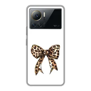 Чехол банты для Infinix Note 12 2023 (Леопардовый принт)