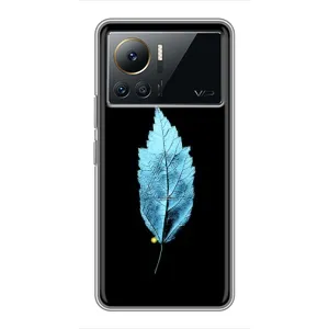Чехол с картинками на черном фоне для Infinix Note 12 2023 (Листочек)