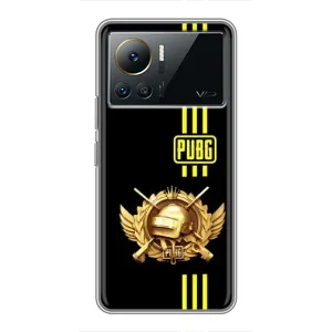 Чохол (TPU) з картинкою "Лого Пабг" на Інфінікс Нот 12 2023 (Логотип PUPG)