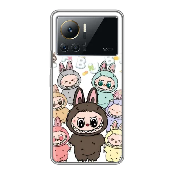 Чехол с рисунком «Маленькие Лабубу» для Infinix Note 12 2023 Чехол с рисунком «Маленькие Лабубу» для Infinix Note 12 2023