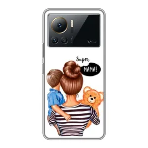 Чехлы для МАМЫ на Infinix Note 12 2023 (Мама и сын)
