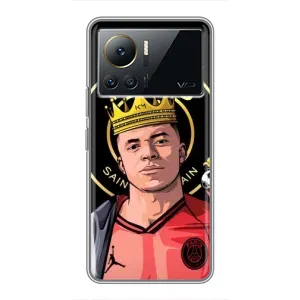 Чехол (TPU) с Футболистом на Infinix Note 12 2023 (Mbappe King)