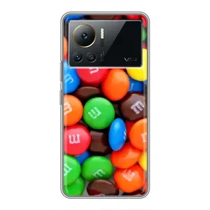 Чехол с изображением вкусной еды для Infinix Note 12 2023 (Разноцветные M&M'S)