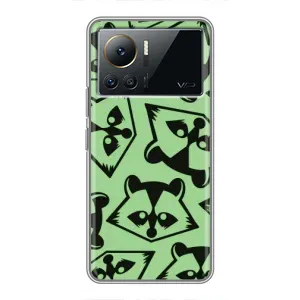 Силіконовий Чохол з Энотами на Infinix Note 12 2023 (Мордочки Єнота)