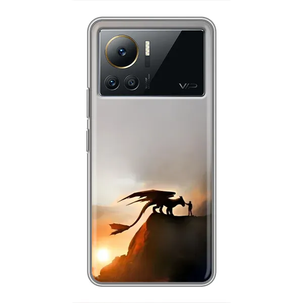 Чехол с рисунком «Мультиик Беззубик» для Infinix Note 12 2023 Чехол с рисунком «Мультиик Беззубик» для Infinix Note 12 2023