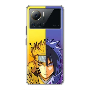 Купить Чехлы на телефон с принтом Anime для Infinix Note 12 2023 (Naruto Vs Sasuke)