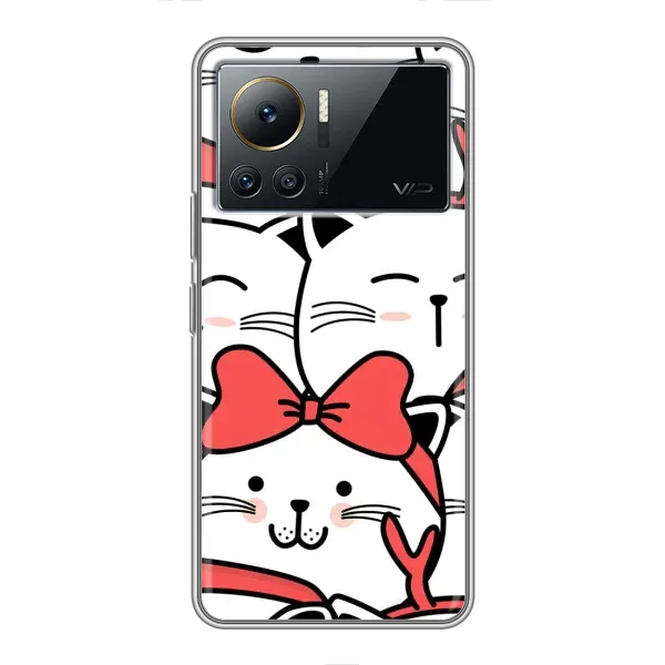 Чехол с рисунком «Новогодние котики» для Infinix Note 12 2023 Чехол с рисунком «Новогодние котики» для Infinix Note 12 2023