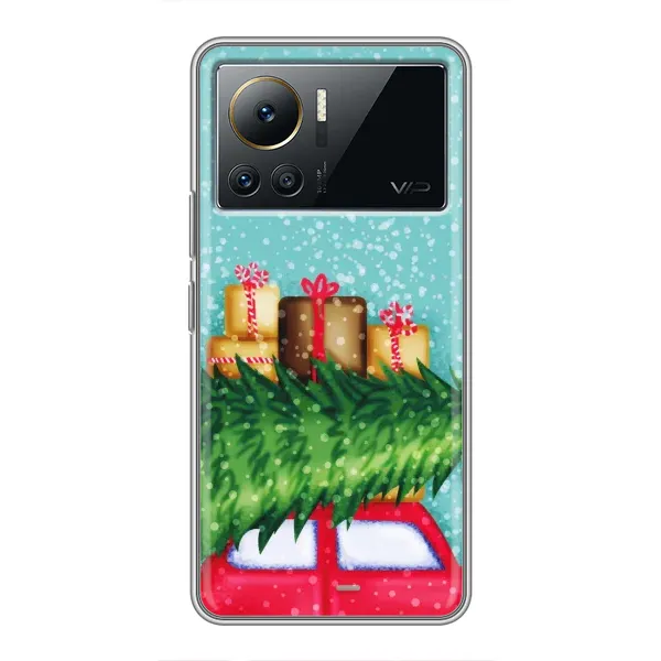 Чехол с рисунком «Новогодние подарки» для Infinix Note 12 2023 Чехол с рисунком «Новогодние подарки» для Infinix Note 12 2023