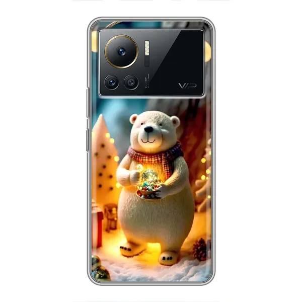 Чехол с рисунком «Новогодний ведмеженок» для Infinix Note 12 2023 Чехол с рисунком «Новогодний ведмеженок» для Infinix Note 12 2023