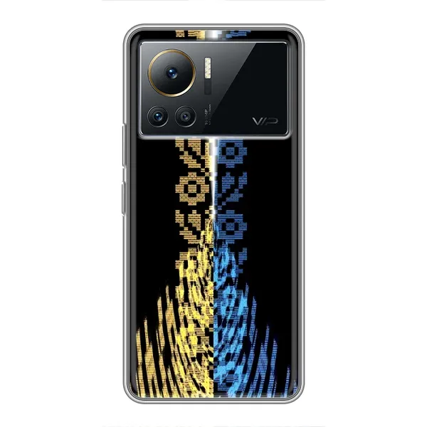 Чехол с рисунком «Патриотическая вышиванка» для Infinix Note 12 2023 Чехол с рисунком «Патриотическая вышиванка» для Infinix Note 12 2023