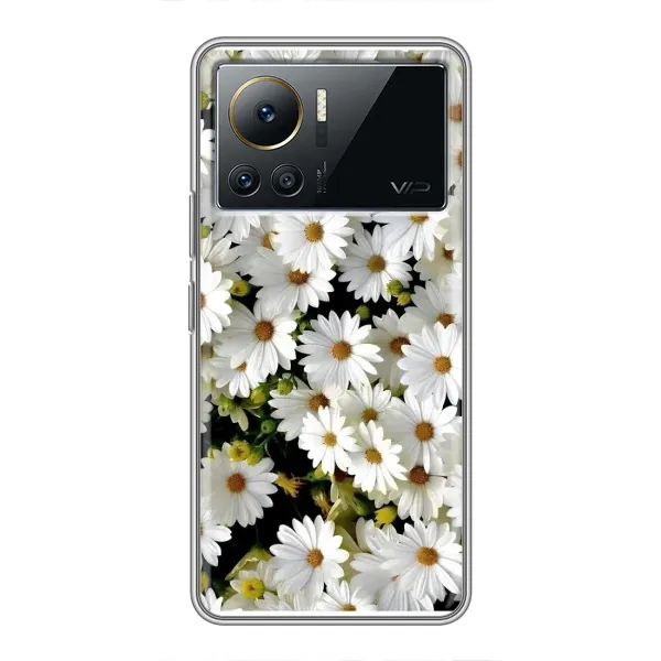 Чехол с рисунком «Рамка в ромашках» для Infinix Note 12 2023 Чехол с рисунком «Рамка в ромашках» для Infinix Note 12 2023
