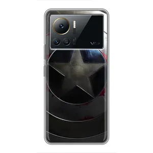 Чохол с Щітом Капітана Америки на Infinix Note 12 2023 (Ретро Щит Капітана)