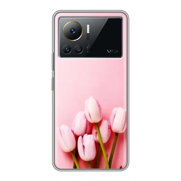 Чехол с рисунком «Розовые тюльпаны» для Infinix Note 12 2023 Чехол с рисунком «Розовые тюльпаны» для Infinix Note 12 2023