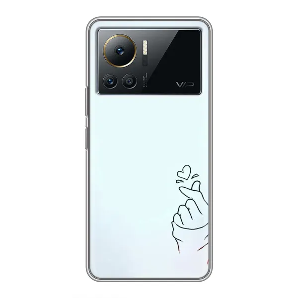 Чехол с рисунком «Сердце на голубом» для Infinix Note 12 2023 Чехол с рисунком «Сердце на голубом» для Infinix Note 12 2023
