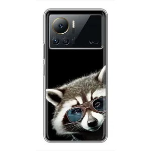 Силіконовий Чохол з Энотами на Infinix Note 12 2023 (Стильний Єнот)