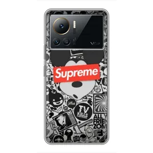 Чехол с Брендами одежды на Инфиникс Ноут 12 (2023) (Supreme Маус)