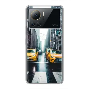 Силиконовый бампер (Работники) на Infinix Note 12 2023 (Такси)