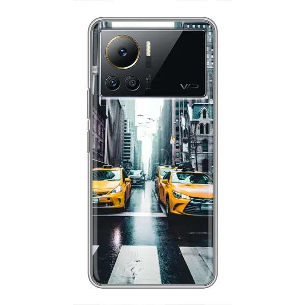 Чехол с рисунком «Такси» для Infinix Note 12 2023 Чехол с рисунком «Такси» для Infinix Note 12 2023