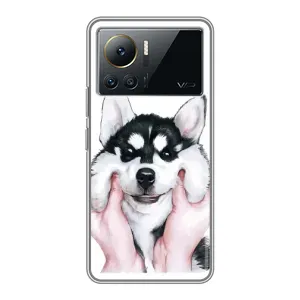 Бампер для Infinix Note 12 2023 з картинкою "Песики" (Собака Хаскі)
