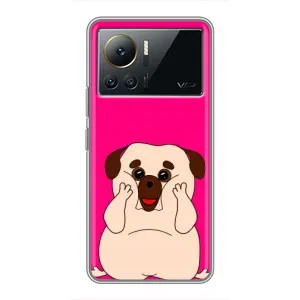 Чохол (ТПУ) Милі песики для Infinix Note 12 2023 (Веселий Мопсік)