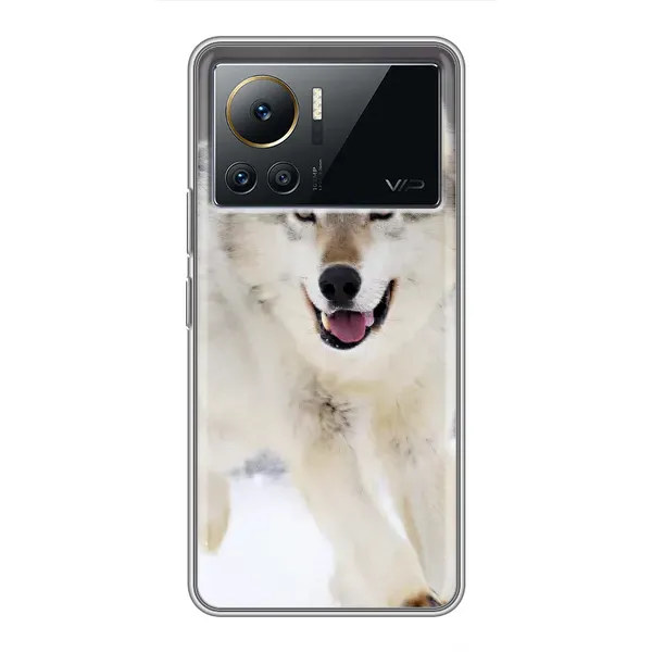 Чехол с рисунком «Волк на снегу» для Infinix Note 12 2023 Чехол с рисунком «Волк на снегу» для Infinix Note 12 2023