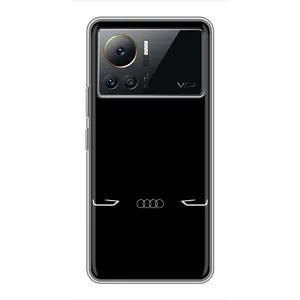 Силиконовый бампер с картинкой машины на Infinix Note 12 Pro (4G) (Силует Audi)