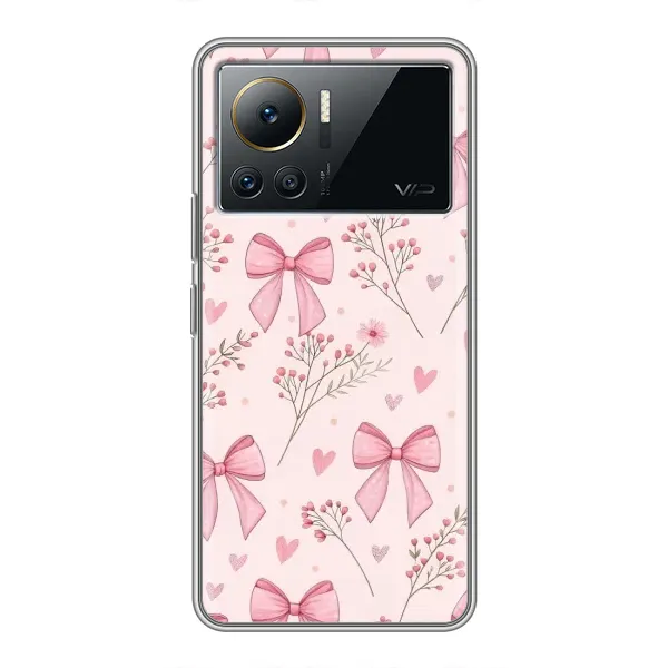 Чехол с рисунком «Банты с цветами» для Infinix Note 12 Pro (4G)