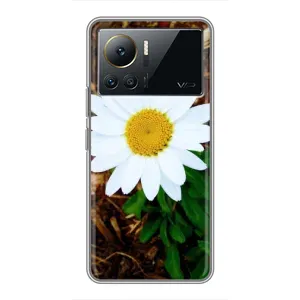 Чехол с ромашками на Infinix Note 12 Pro (4G) (Белая ромашка)